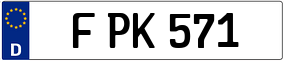 Truck License Plate
